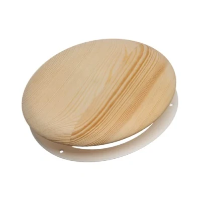 Image of Ø 160mm 6.3 inch Universal Supply and Extract Diffuser for Sauna Adjustable Air Valve Wall Ceiling Ventilation Cover Wooden
