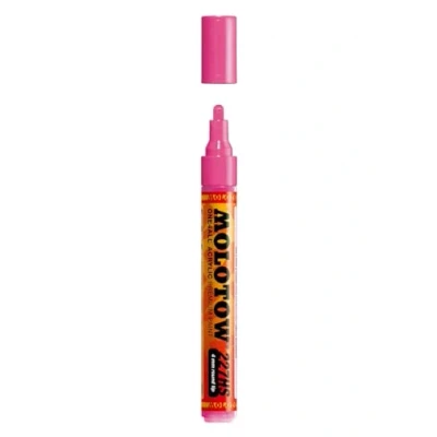 Image of Molotow 227 HS Marker ONE4ALL 4 mm Tip 9.0 ml Neon Pink