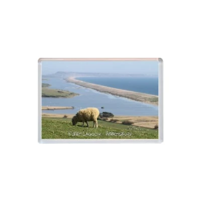 Image of Fleet Lagoon Chesil Beach Abbotsbury Jurassic Coast Dorset Novelty Jumbo Fridge Magnet