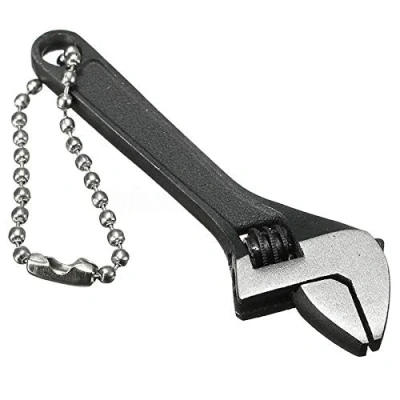 Image of BE TOOL Adjustable Spanner 4&quot; Black Small Mini Jaw Monkey Wrench for Industry and Auto Repair (Pack of 1)