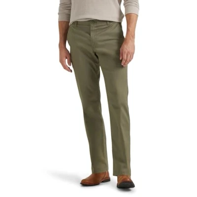 Image of Lee Men&#039;s Performance Series Extreme Comfort Slim Pant, Muted Olive, 34W x 30L