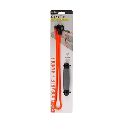 Image of Nite Ize Gear Tie Loopable + Handle Twist Tie,Bright Orange,30 &quot;