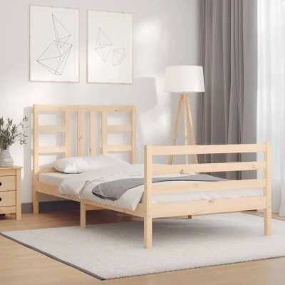 Image of vidaXL Bed Frame without Mattress 90x200 cm Solid Wood Pine