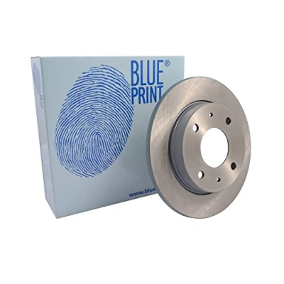 Image of A4544200072 Brake disc BLUE PRINT ADC443103 Rear Axle 250mm 10mm 4 Hole 114mm solid Coated MITSUBISHI: COLT VI CZC Convertible, 6