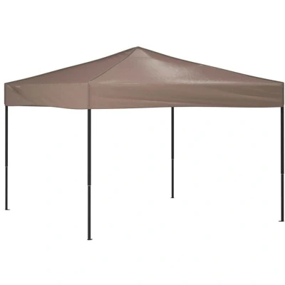 Image of vidaXL Folding Party Tent Taupe 3x3 m