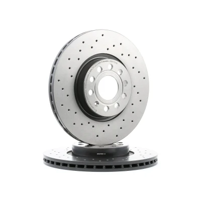 Image of JZW615301H Brake disc BREMBO XTRA LINE 09.9772.1X 312mm 25mm 5 perforated/vented Coated High carbon VOLKSWAGEN: Scirocco III, Passat B6 Saloon