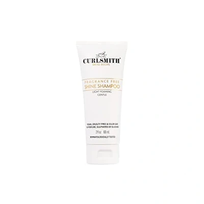 Image of Curlsmith Shine Shampoo, Gentle, Sensitive, Fragrance Free Cleanser for All Curl and Hair Types, Vegan (59ml)