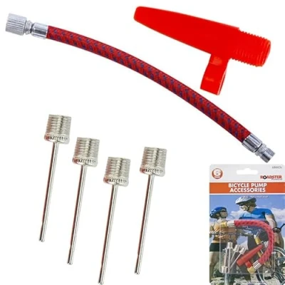Image of Ball Football Needle Adaptor Valve Inflator Rugby Vollybal Adapter Bike Car Pump 68603C