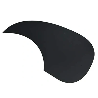 Image of KAISH Black Teardrop Style Acoustic Guitar Pickguard Scratch Plate with Self Adhesive