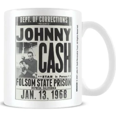 Image of Johnny Cash (Folsom State Prison) 11oz/315ml White Mug