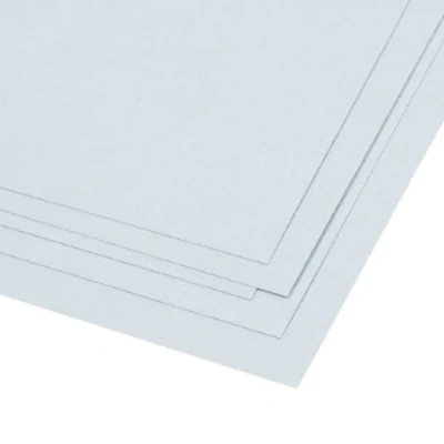 Image of Craftelier Pack of 5 Double Sided Canvas Texture Card Perfect Material for Scrapbooking and Crafts Projects Weight 216g Size 30.48 x cm (12&quot; 12&quot;) Baby Blue