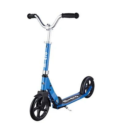Image of Micro Scooters Cruiser Children&#039;s Scooter Handlebar Adjustable Lightweight Foldable 6 12yrs Boys &amp; Girls Blue