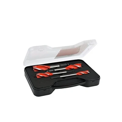 Image of Armeg WoodBeaver 4 Piece Wood Auger Drill Bit Set (16, 20, 25, 32mm)