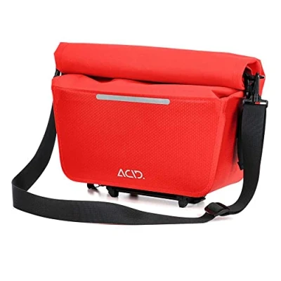 Image of acid Trunk Pro 14 Rilink Bicycle Pannier Rack Bag Red
