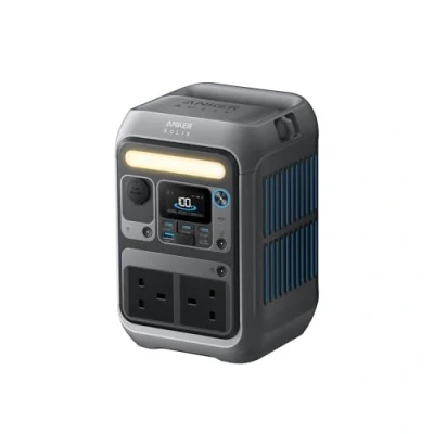 Image of Anker SOLIX C300 Portable Power Station, Outdoor 288Wh LiFePO4 Battery, 300W (600W Surge) Solar Generator, 140W Two Way Fast Charging, For Camping, Traveling, and Emergencies (Solar Panel Optional)