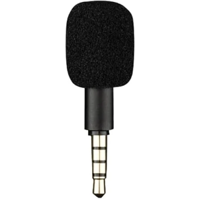 Image of JIzian Black 4 Pole Mini Portable Microphone Jack 3.5mm Aux Pole/ 3 Karaoke Mic for Recorder Mobile Phone Smart Computer Laptop, Multipurpose Condenser Accessories