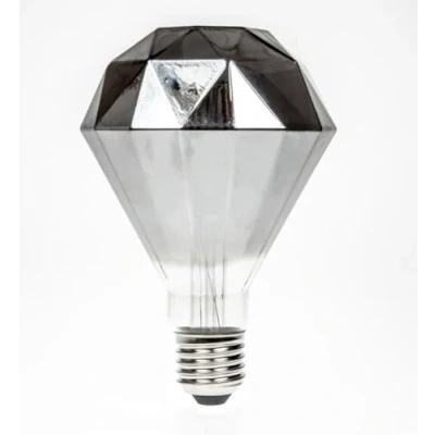 Image of Prolite Diamond LED Light Bulb Dimmable E27 4W Extra Warm White Smoke