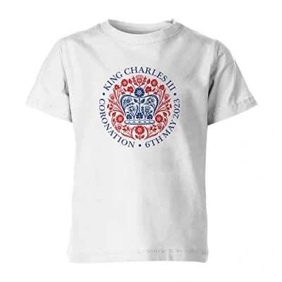 Image of Kings Coronation T Shirt 2023 Official Emblem King Charles III Commemorative Souvenir Gift His Majesty The Royal Memorabilia Gifts