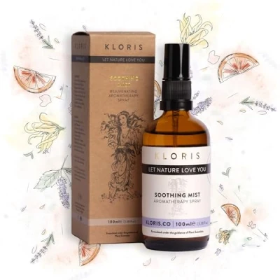 Image of KLORIS Natural Lavender Sleep Spray 100ml Aromatherapy Pillow Mist with Patchouli &amp; Ylang Essential Oil Room for Deep Sleep, Stress Relief Relaxation Organic Aid