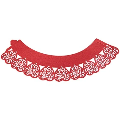 Image of PME CW913 Red Heart Cupcake Wrappers, Pack of 12 5x0.1x20.5 cm