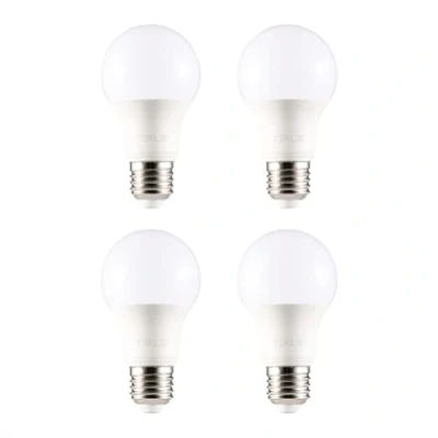 Image of TEKLED® A60 LED Bulbs E27 Edison Screw Energy Saving 7W Light Bulb 60W Incandescent Equivalent 2700K DIMMABLE 595LM 4 Pack Warm White