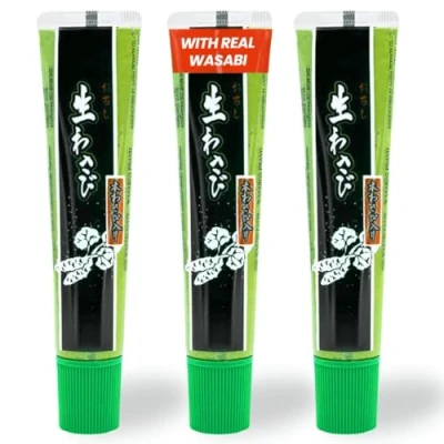 Image of Wasabi O Paste 43g Premium,Real Wasabi, For Dipping with Sushi, Salmon, Sashimi, Seafood, Vegan, Vegetarian, Halal
