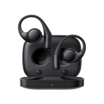 Image of HONOR 5503ABNC Wireless Bluetooth Noise Cancelling Earbuds Polar Black, Black