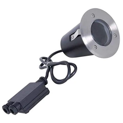 Image of Eterna 50W Max GU10 Deck Light With Stainless Steel Bezel