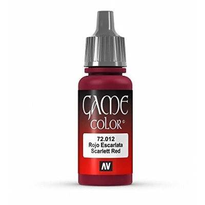 Image of Vallejo Game Color 17 ml Acrylic Paint Scar Red