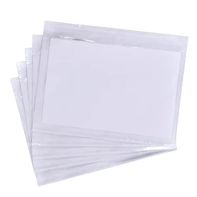 Image of Pakomat Transparent delivery Note Pockets, 12 x 17 cm, DIN 100 Pieces, C6 self Adhesive accompanying Paper Bags, Document Invoice Pockets for delivery, Papers, documents, invoices