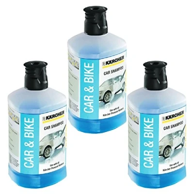 Image of Karcher Car Foam Shampoo Cleaner 3in1 Pressure Washer Detergent K2 K4 K5 K7 1 Litre x 3