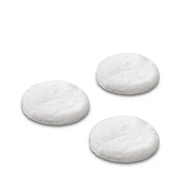 Image of Kärcher FP303 Waxed Wood Polishing Pads x 3, White