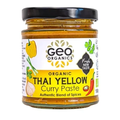 Image of Geo Organics Thai Yellow Curry Paste 180g