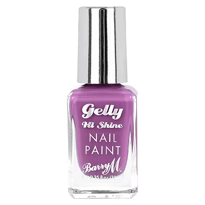 Image of Barry M Gelly Hi Shine Nail Paint, Orchid Purple Glossy Polish