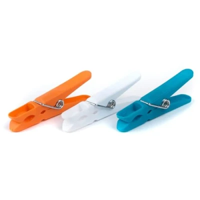 Image of Beldray LA033376TQ Clothes Pegs 100 Pack Indoor/Outdoor Laundry Clips for Washing Line, Garden, Airer, Strong Recycled Plastic Ultra Secure Grip Peg Set, Rust &amp; Moisture Resistant, Assorted Colours