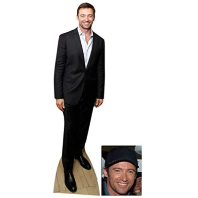 Image of Fan Pack Hugh Jackman Lifesize Cardboard Cutout/Standee Includes 8x10 (20x25cm) Star Photo