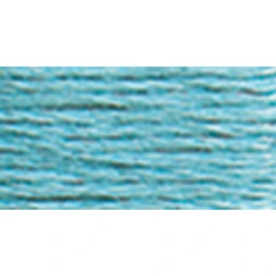 Image of DMC 117 3766 Mouline Stranded Cotton Six Strand Embroidery Floss Thread, Light Peacock Blue, 8.7 Yard