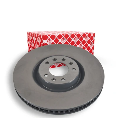 Image of 9818381680 Brake disc FEBI BILSTEIN 107717 Front Axle 330mm 30mm 5 Hole 108mm internally vented Coated PEUGEOT: 308 II Hatchback, SW 2