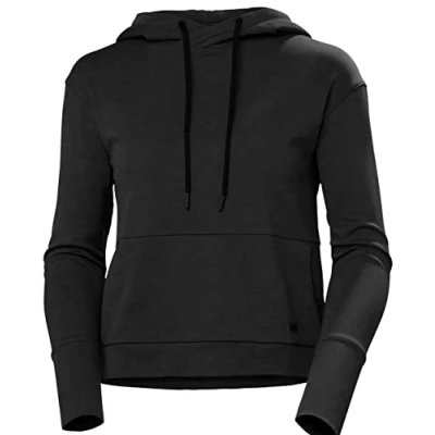Image of Helly Hansen Women&#039;s W Lifa Tech Lite Hoodie Shirt, Black, M UK