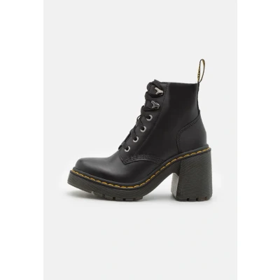 Image of Dr. Martens JESY Laceup ankle boots, Women&#039;s, Size: 3, Black Leather