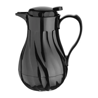 Image of Olympia Insulated Swirl Jug Black 1.2Ltr 40.57fl oz