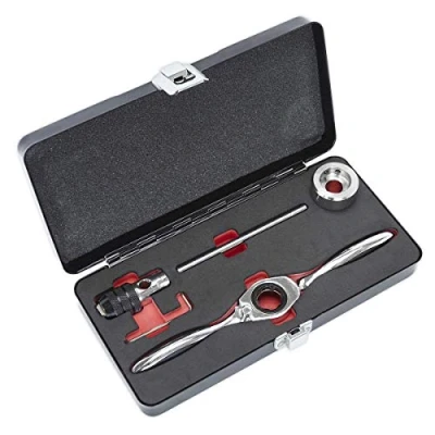 Image of Sealey Bi Directional Ratchet Tap &amp; Die Holder Set 5pc Metric