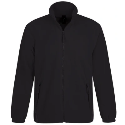 Image of SOLS Mens North Full Zip Outdoor Fleece Jacket (Charcoal) Size X Small