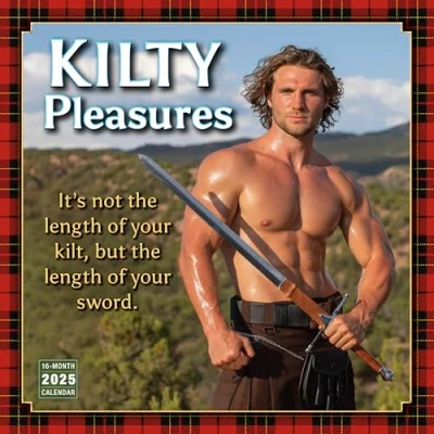 Image of Kilty Pleasures Calendar 2025