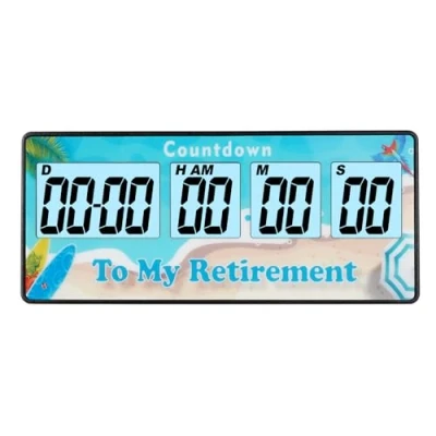 Image of NInE ROnG 9999 Days Countdown Timer with Reusable Magnet Digital Alarm Loud Clock Bedside Reminder, Kitchen for Event Reminder Baby Retirement Cooking Pregnancy Christmas (blue)