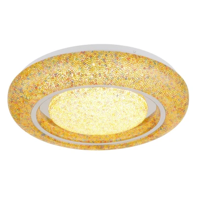 Image of Rada Decorative Flush Ceiling Light White LED 3000K