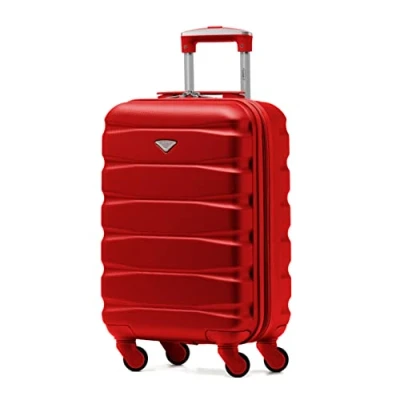 Image of Flight Knight Lightweight 4 Wheel ABS Hard Case Suitcases Cabin Carry On Hand Luggage Approved for Over 100 Airlines Including easyJet, British Airways, RyanAir, Virgin Atlantic, Emirates &amp; Many More