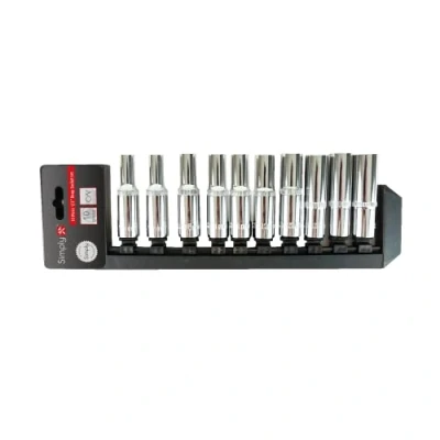 Image of 5x Simply 10pc 1/2&quot; Drive Deep Socket Set TSET25