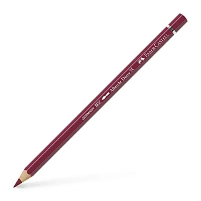 Image of Faber Castell Art &amp; Graphic Albrecht Dürer Watercolour Pencil, (193), Burnt Carmine, For Art, Craft, Drawing, Sketching, Home, School, University, Colouring