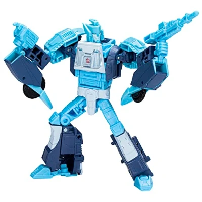 Image of Transformers Legacy Velocitron 5 Inch Action Figure Deluxe Class Exclusive Blurr